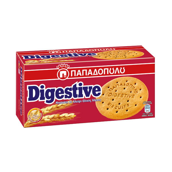PAPADOPOULOU DIGESTIVE BISCUITS 250gr