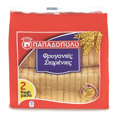 PAPADOPOULOU WHEAT RUSKS 255gr