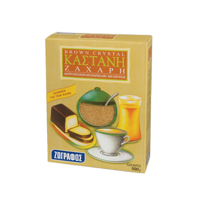 ZOGRAFOS BROWN CRYSTAL SUGAR 500gr +20%