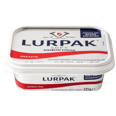 LURPAK BUTTER SOFT UNSALTED 225gr