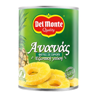 DEL MONTE Ανανάς σε Σιρόπι 570gr