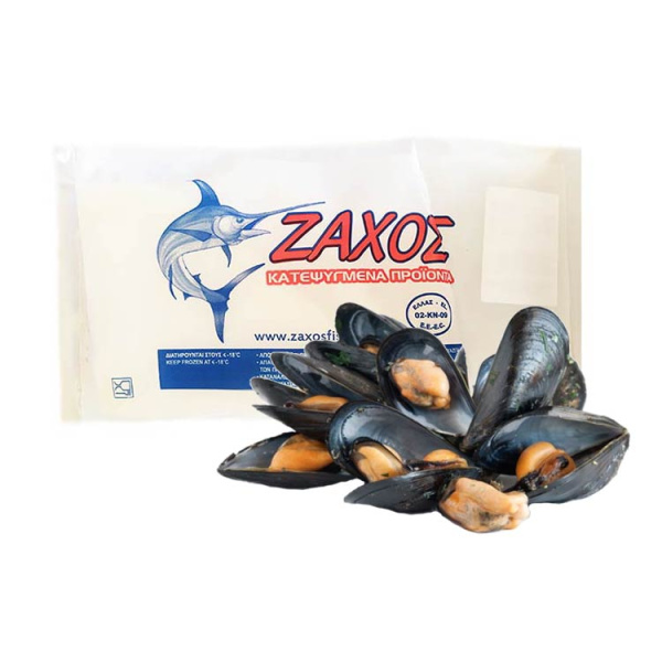 ZAXOS FROZEN IMPORT MUSSELS WITH SHELL~500gr
