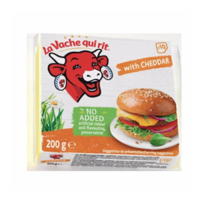 LA VACHE QUI RIT CHEDDAR SLICES 200gr