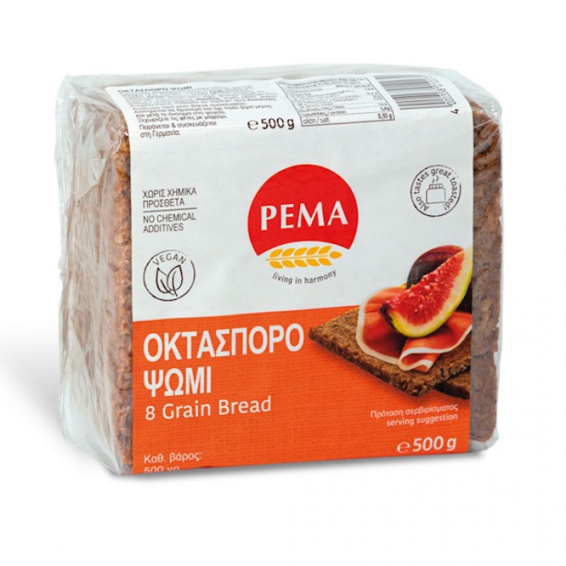 PEMA Οκτάσπορο Ψωμί 500gr