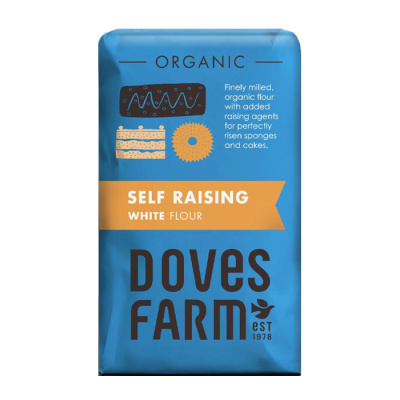 DOVES FARM SELF RAISING WHITE FLOUR 1kg bio