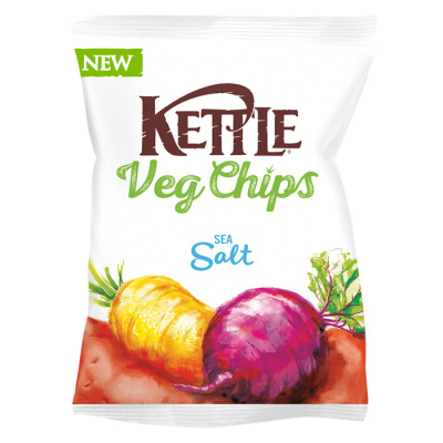 KETTLE Veggie Πατατάκια με Θαλασσινό Αλάτι 100gr