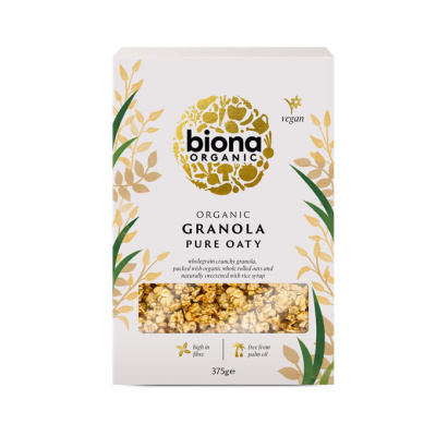 BIONA OAT GRANOLA SUGAR FREE 375gr bio