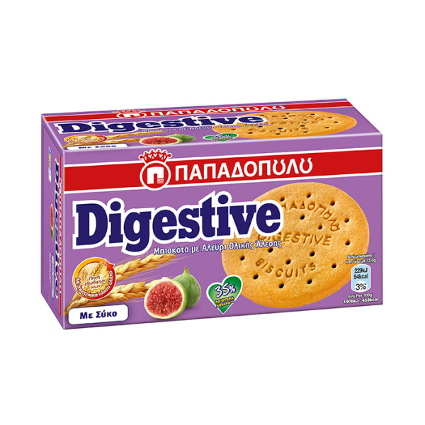 ΠΑΠΑΔΟΠΟΥΛΟΥ Μπισκότα Digestive με Σύκο 180gr