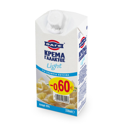 FAGE CREAM MILK LIGHT 330ml