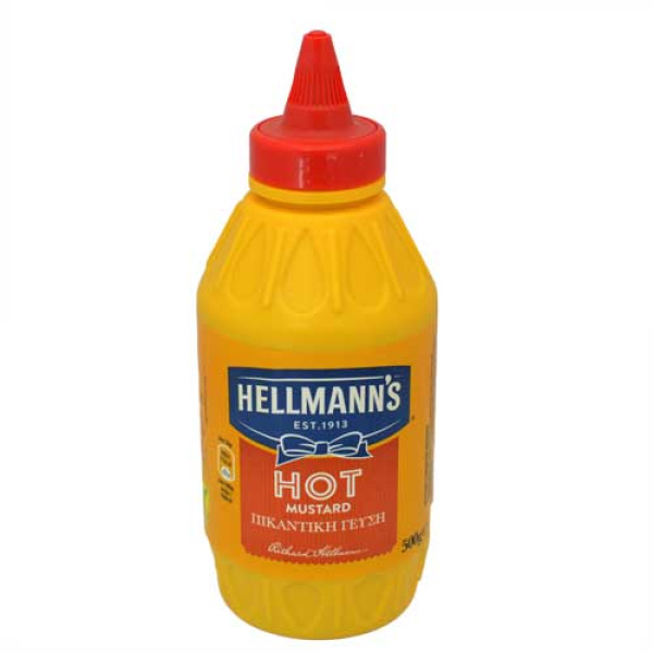 HELLMANN'S HOT MUSTARD 500gr
