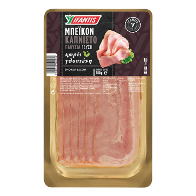 IFANTIS GLUTEN FREE SMOKED BACON 100gr