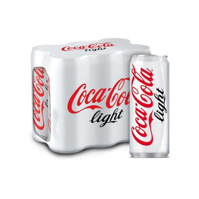 COCA COLA Ligth 330ml 6τεμ