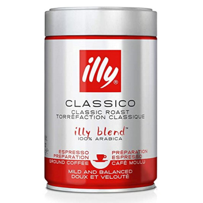 ILLY ESPRESSO GRINDED COFFEE MEDIUM ROAST 250gr