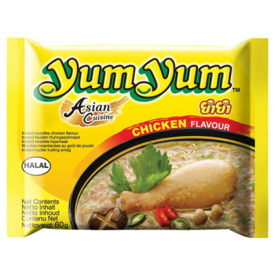 INSTANT NOODLES YUM YUM CHICKEN 60gr