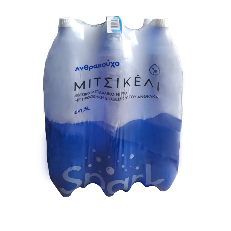 MITSIKELIS Ανθρακούχο Νερό 1,5lt 6pcs