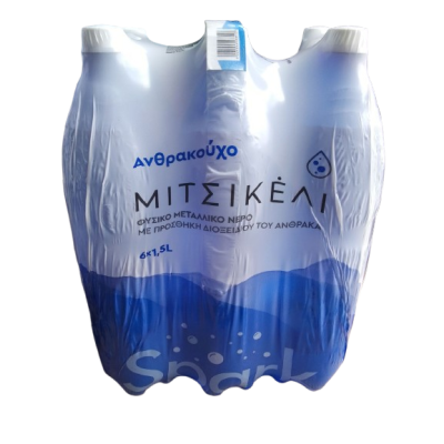 MITSIKELIS SPARKLING WATER 1,5lt 6pcs