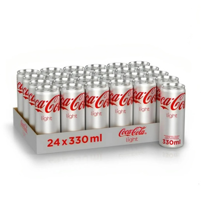 COCA COLA LIGHT CAN 330ml 24pcs