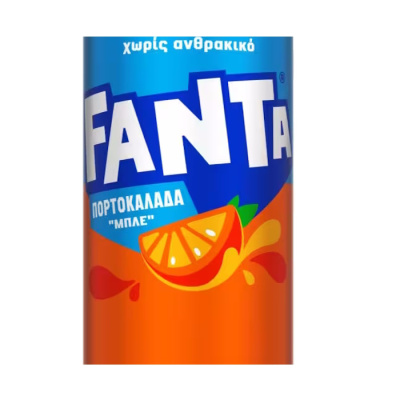 FANTA ORANGE BLUE NON CARBONATE CAN 330ml 24pcs