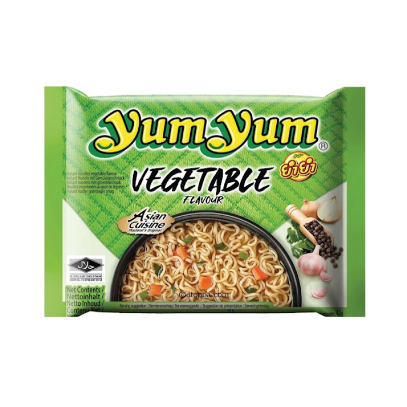 YUM YUM Noodles Στιγμής με Γεύση Λαχανικών 60gr