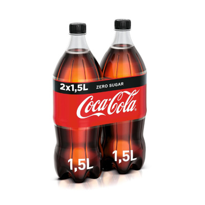 COCA COLA ZERO 1,5lt 2pcs