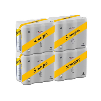 SCHWEPPES SODA CAN 330ml 24pcs