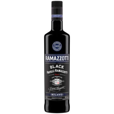 RAMAZZOTTI BLACK LIQUEUR 40%VOL 700ml