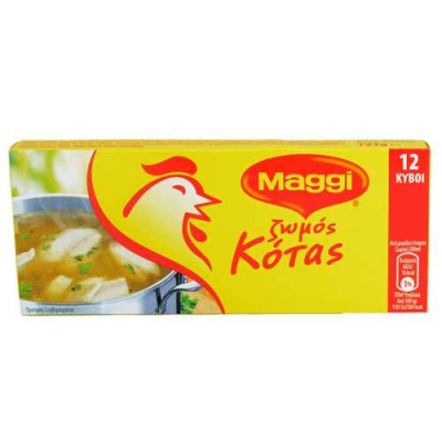 MAGGI Ζωμός Κότας 12 Κύβοι 132gr