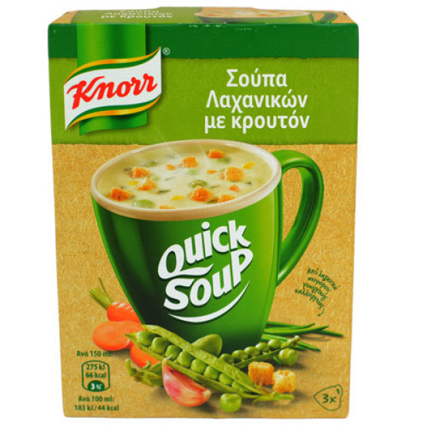 KNORR QUICK VEGETABLE SOUP WITH CROUTON 42gr