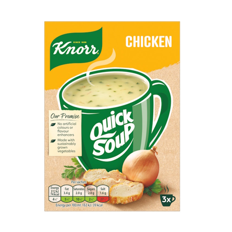 KNORR QUICK CHICKEN SOUP 3pcs