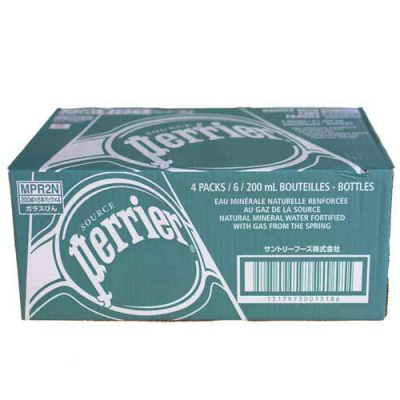 PERRIER Ανθρακούχο Νερό 200ml 24τεμ