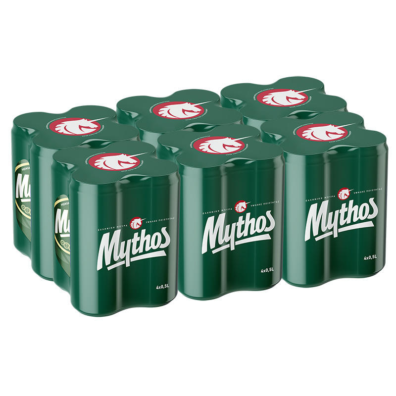 MYTHOS BEER CAN 500ml 5%VOL 24pcs