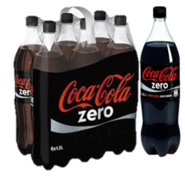 COCA COLA ZERO 1,5lt 6pcs