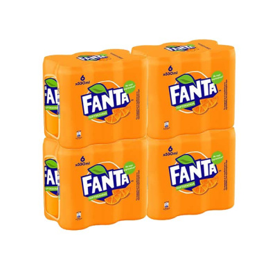 FANTA ORANGE CAN 330ml 24pcs