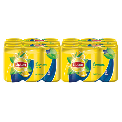 LIPTON Ice Tea Λεμόνι Κουτάκι 330ml 24τεμ.