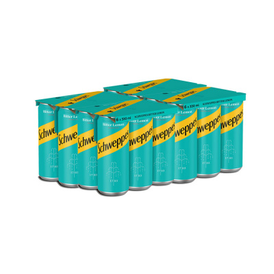 SCHWEPPES BITTER LEMON CAN 24pcs 330ml