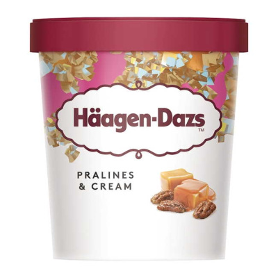 HAAGEN DAZS PINT PRALINE&CREAM 460ml