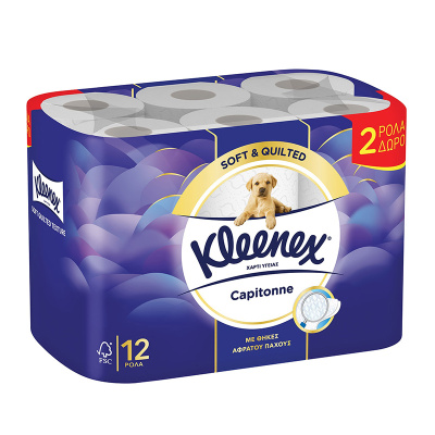 KLEENEX CAPITONNE TOILET PAPER 10pcs+2FREE