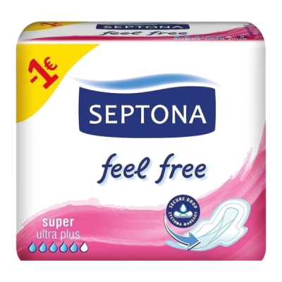 SEPTONA Σερβιέτες Super Ultra Plus 8τεμ. -1,00