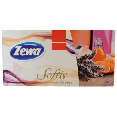 ZEWA SOFTIS AROMATIC TISSUES 80pcs