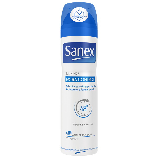 SANEX Dermo Extra Control Anti-Perspirant Αποσμητικό Σπρέι 150ml