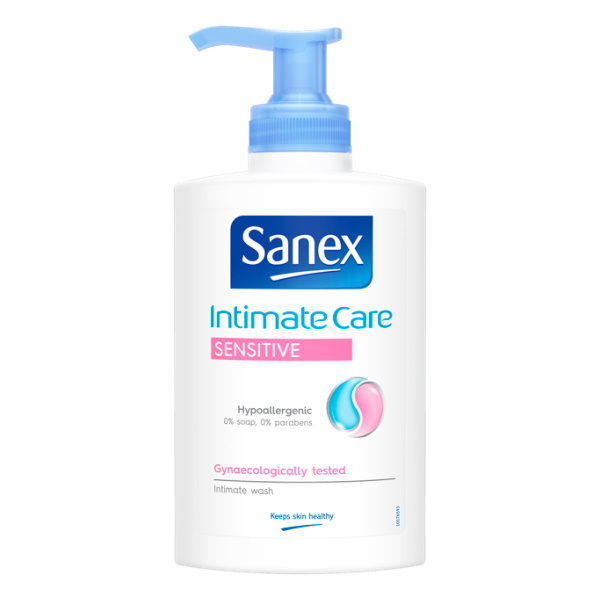 SANEX Intimate Care Sentitive Αφρόλουτρο για την Ευαίσθητη Περιοχή 250ml