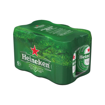 HEINEKEN BEER CAN 330ml 5%VOL 6pcs