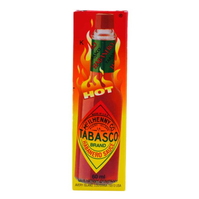 TABASCO HOT HABANERO SAUSE 60ml