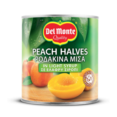 DEL MONTE Ροδάκινο Μισό σε Ελαφρύ Σιρόπι 825gr