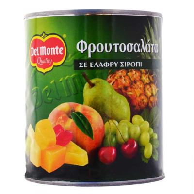 DEL MONTE Φρουτοσαλάτα σε Ελαφρύ Σιρόπι 825gr