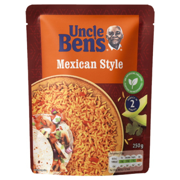 UNCLE BEN'S Ρύζι express Μεξικάνικο 250gr