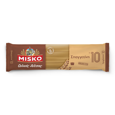 MISKO WHOLE GRAIN SPAGHETTINI No10 500gr