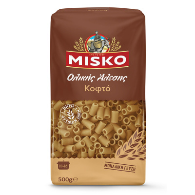 MISKO WHOLE GRAIN PROTON SHORT-CUT MACARONI 500gr