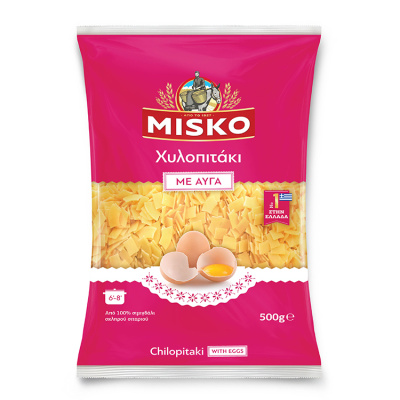 MISKO QUADRETTINI PASTA WITH EGGS 500gr