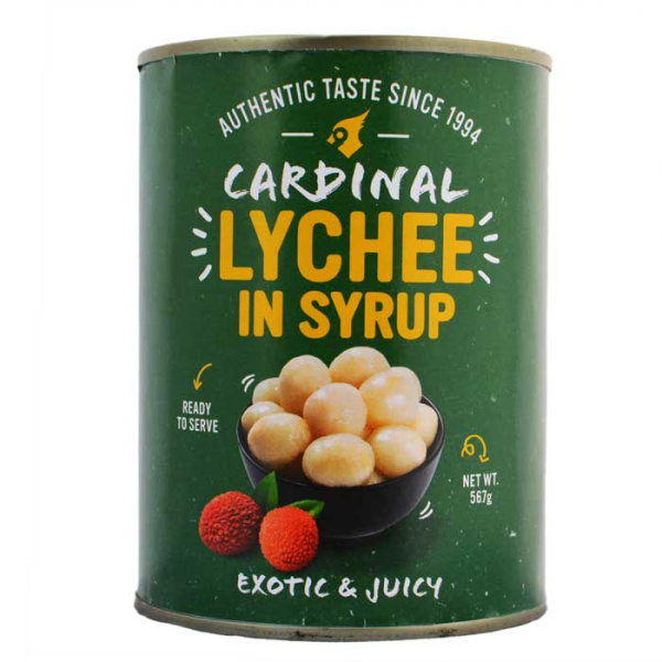 CARDINAL LYCHEE IN SYRUP 567gr